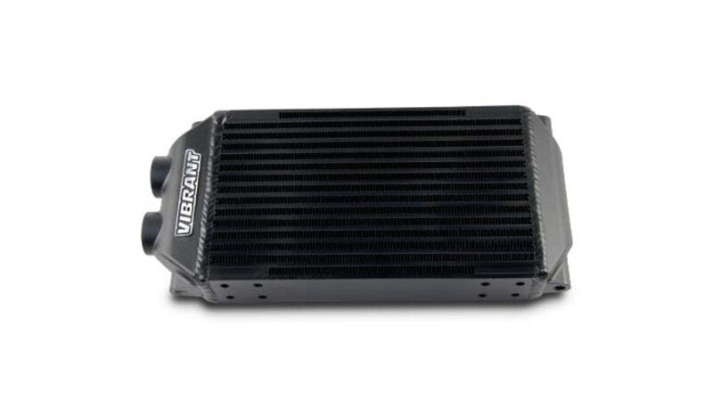 Vibrant 12952 FITS: Double Pass Oil Cooler Assembly 6in x 10in x 2in Oil Coolers