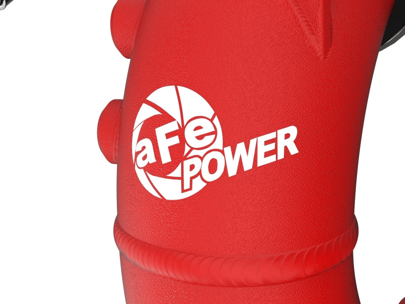 aFe 46-20558-R FITS: 2022 Toyota Land Cruiser (J300) V6-3.5L (tt) BladeRunner 2.5in Aluminum Hot Charge Pipe Red Intercoolers
