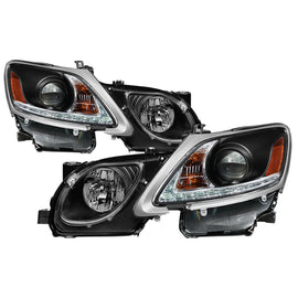SPYDER 5082800 FITS: Lexus GS 300 / 350 / 450 06-11 Headlights HID Model Only Black PRO-YD-LG06-HID-DRL-BK Headlights