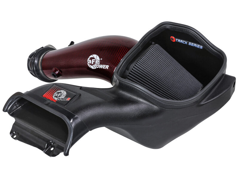 aFe 57-10030KR FITS: 23-24 Ford F150 Raptor R Supercharged Red Carbon Track Series Air Intake w/ P5R Filter (MOQ 24) Cold Air Intakes