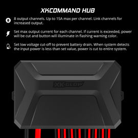 XKGLOW XK-CMD-KIT FITS:XK Glow XKcommand Bluetooth Switch Panel for Lights 12V Accessory Offroad Switch Panels