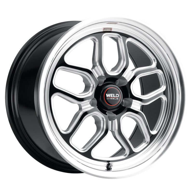 Weld S1527C067N21 FITS: Racing 17x5 Laguna Drag 5x114.3 ET -21 BS2.15 Gloss BLK MIL DIA 78.1 Wheels Cast