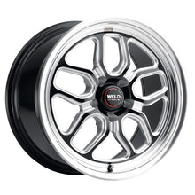 Load image into Gallery viewer, Weld S15270045P40 FITS: Racing 17x10 Laguna Drag 5x112 ET40 BS7.1 Gloss BLK MIL DIA 78.1 Wheels Cast