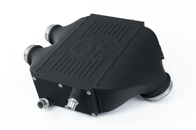 CSF 8082 FITS: 2014+ BMW M3/M4 (F8X) Top Mount Charge-Air-Cooler Crinkle Black Intercoolers