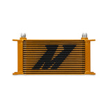 Mishimoto MMOC-19G FITS: Universal 19 Row Oil Cooler Gold Oil Coolers