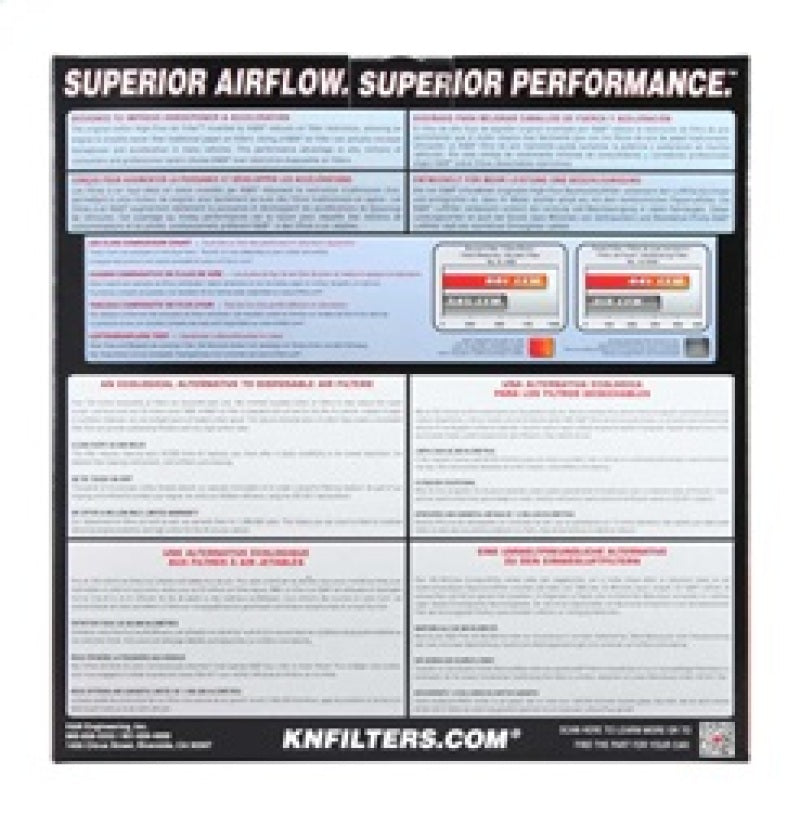 K&N Engineering E-0668 FITS:K&N Replacement Air Filter for 08-13 Audi R8 4.2L V8 Air Filters Drop In