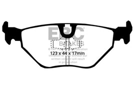 EBC DP2690 FITS: 98-02 BMW Z3 3.2 (M-Coupe) Greenstuff Rear Brake Pads Brake Pads Performance