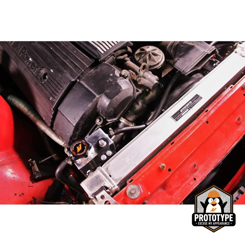 Mishimoto MMRT-E36-92EBK FITS: Coolant Reservoirs FITS: 92-99 BMW 3 Series Aluminum Coolant Expansion Tank Black Coolant Reservoirs