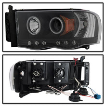 Load image into Gallery viewer, SPYDER 5009951 FITS: Dodge Ram 1500 02-05 03-05 Projector Headlights CCFL Halo LED Blk PRO-YD-DR02-CCFL-BK Headlights
