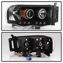 Load image into Gallery viewer, SPYDER 5009975 FITS: Dodge Ram 1500 02-05/Ram 2500 03-05 Projector Headlights LED Halo LED Blk PRO-YD-DR02-HL-BK Headlights