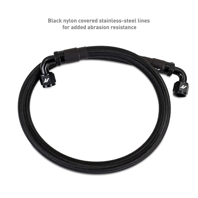 Mishimoto MMOC-BRZ-22TBK FITS: Oil Coolers FITS: 22+ Subaru BRZ/Toyota GR86 Oil Cooler Kit Thermostatic Black Oil Coolers