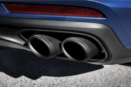 Akrapovic TP-CT/48 FITS: 17-18 Porsche Panamera Turbo Tail Pipe Set (Carbon) Tips