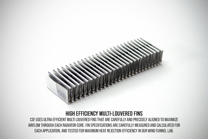CSF 2858XB FITS: Universal Half Radiator w/-16AN & Slip-On Fittings/12in SPAL Fan & Shroud Black Finish Radiators