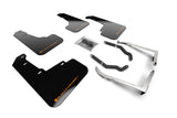 Rally Armor MF46-LTUR-BLK/OR FITS: 18-23 Subaru Crosstrek Black UR Mud Flap w/Orange Logo Mud Flaps