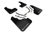 Rally Armor MF61-UR-BLK/WH FITS: 19-25 Mazda3 Hatchback Black UR Mud Flap w/White Logo Mud Flaps