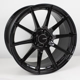 Enkei 499-880-6540BK FITS: TS10 18x8 5x114.3 40mm Offset 72.6mm Bore Black Wheel Wheels Cast