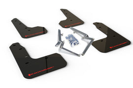 Rally Armor MF51-UR-BLK/RD FITS: 17-19 Honda Civic Sport/Sport Touring Black UR Mud Flap w/Red Logo Mud Flaps