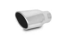 Load image into Gallery viewer, Vibrant 1406 FITS: 4.5in x 3in Oval SS Exhaust Tip (Single Wall Angle Cut Rolled Edge) Tips