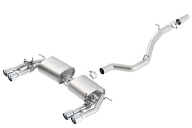Borla 140631 FITS: 13-15 Audi S3 S-Type Dual Round Rolled Catback Exhaust Catback