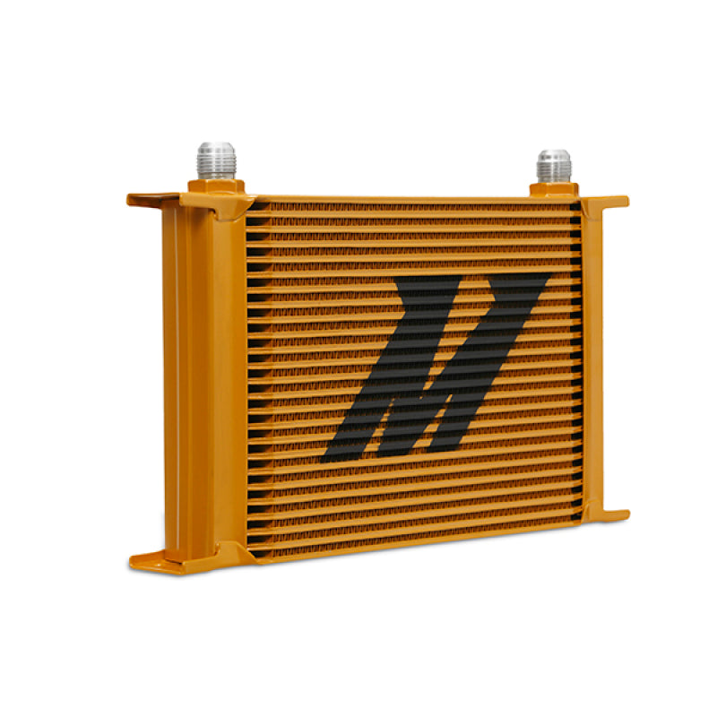 Mishimoto MMOC-25G FITS: Oil Coolers FITS: Universal 25-Row Oil Cooler Gold Oil Coolers