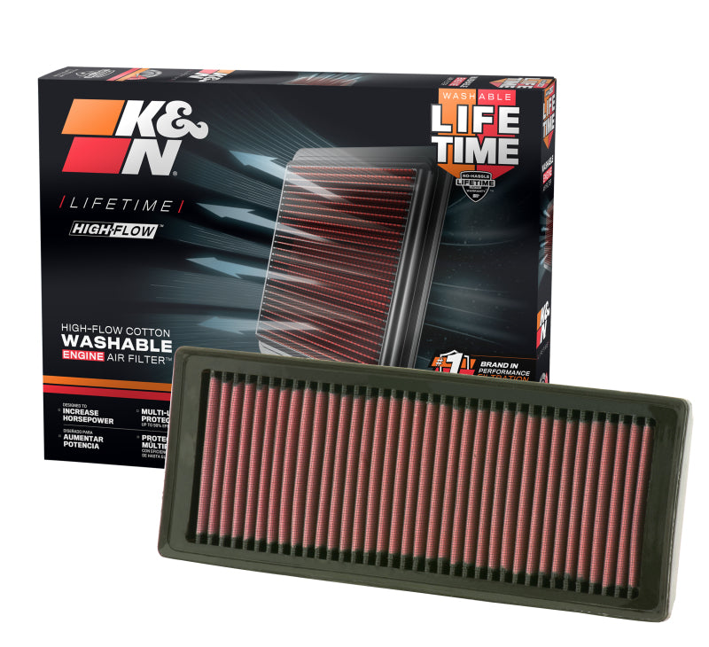K&N Engineering 33-2945 FITS:K&N Audi A4 1.8L Drop In Air Filter Air Filters Drop In