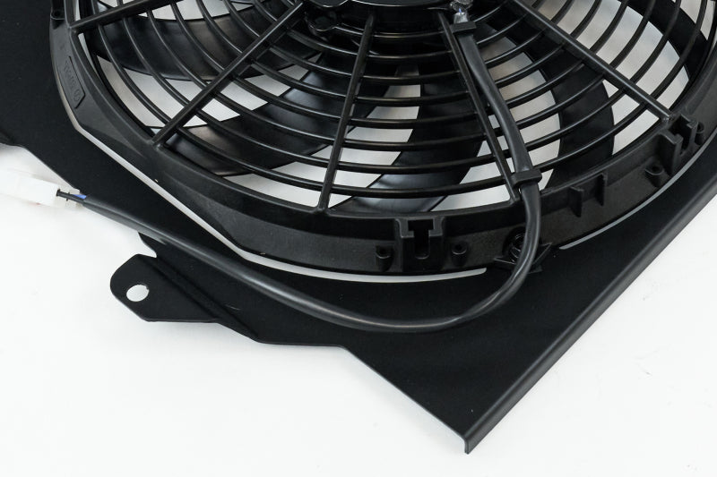 CSF 2858FB FITS: 92-00 Honda Civic All-Aluminum Fan Shroud w/12in SPAL Fan Black Finish Radiators