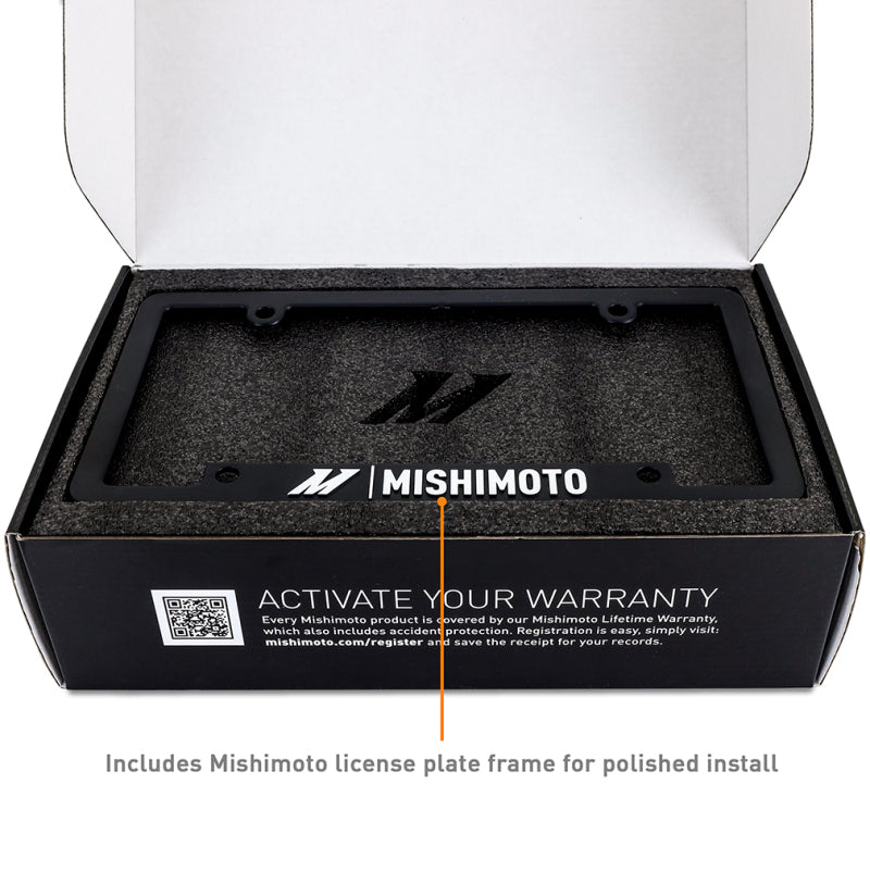 Mishimoto MMLP-MUS4-24 FITS: Cargo Boxes & Bags FITS: 24+ Ford Mustang 2.3L EcoBoost License Plate Relocation Kit Cargo Boxes & Bags