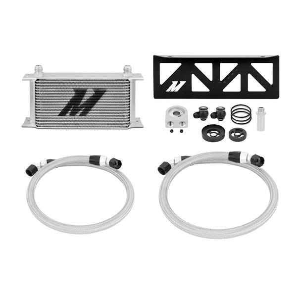 Mishimoto MMOC-BRZ-13 FITS: 13+ Subaru BRZ / 13+ Scion FR-S Oil Cooler Kit Silver Oil Coolers