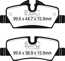 Load image into Gallery viewer, EBC UD1800 FITS: 14+ Mini Hardtop 1.5 Turbo Cooper Ultimax2 Rear Brake Pads Brake Pads OE