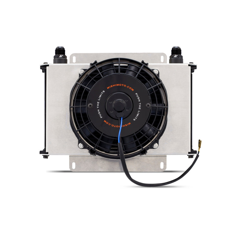 Mishimoto MMOC-25-K FITS: Oil Coolers FITS: Universal Oil Cooler Kit 25-Row Cooler and 1x 8in Fan Oil Coolers