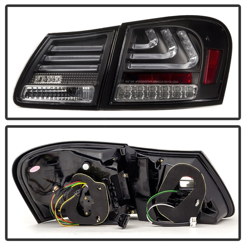 SPYDER 5082596 FITS: 07-11 Lexus GS 350 LED Tail Lights Black ALT-YD-LGS06-LED-BK Tail Lights