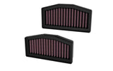 K&N Engineering BM-1324 FITS:K&N 2024 BMW R1300GS Replacement Air Filter (Set of 2) Air Filters Direct Fit