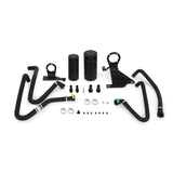 Mishimoto MMBCC-F35T-11SBE FITS: 11-14 Ford F-150 EcoBoost 3.5L Baffled Oil Catch Can Kit Black Oil Catch Cans
