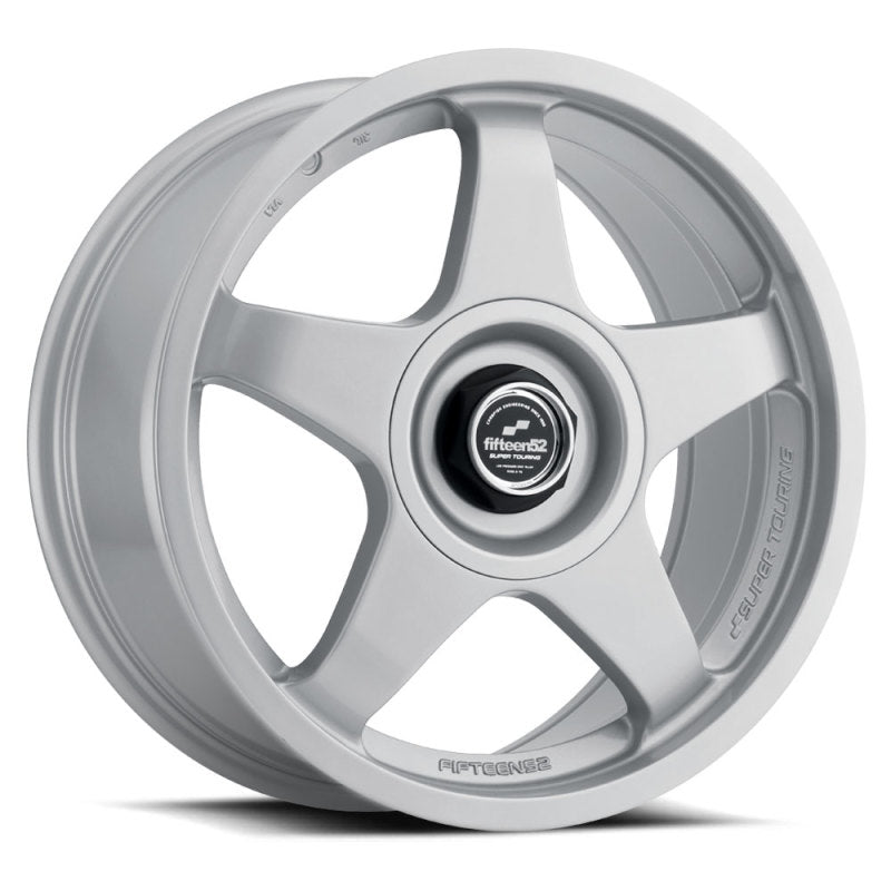 fifteen52 STCSS-88558+45 FITS: Chicane 18x8.5 5x108/5x112 45mm ET 73.1mm Center Bore Speed Silver Wheel Wheels Cast