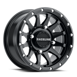 Raceline A95B-57056+10 FITS: A95B Trophy 15x7in / 4x156 BP / 10mm Offset / 132.5mm Bore Satin Black Wheel Wheels Cast