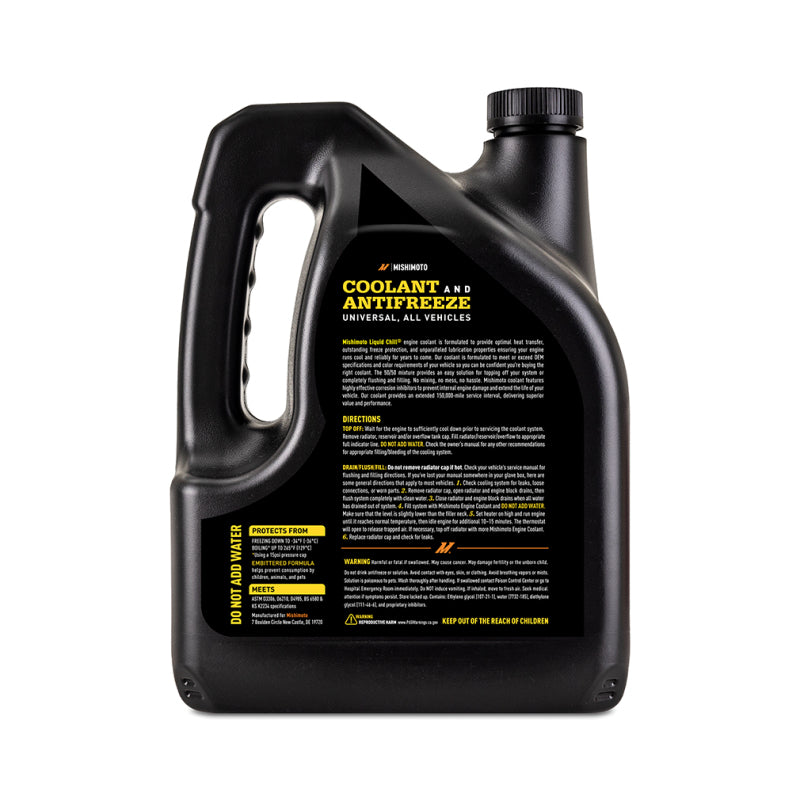 Mishimoto MMRA-LC-EG-YW FITS: Liquid Chill EG Coolant, Universal, Yellow Coolants