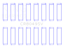 Load image into Gallery viewer, King Engine Bearings CR8049SV0.25 FITS: King 08-11 BMW N62/N63/S63 (Size +.25) Rod Bearing Set Bearings