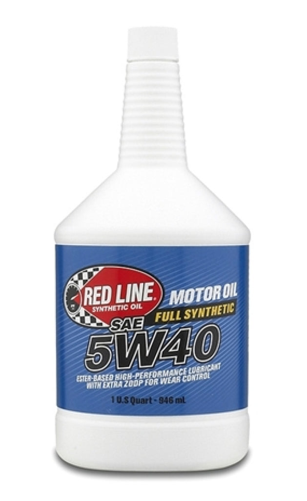 Red Line 15404 FITS: 5W40 Motor Oil Quart Motor Oils