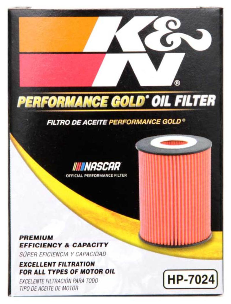 K&N Engineering HP-7024 FITS:K&N Performance Oil Filter for 07-15 Mini Cooper L4-1.6L Oil Filters