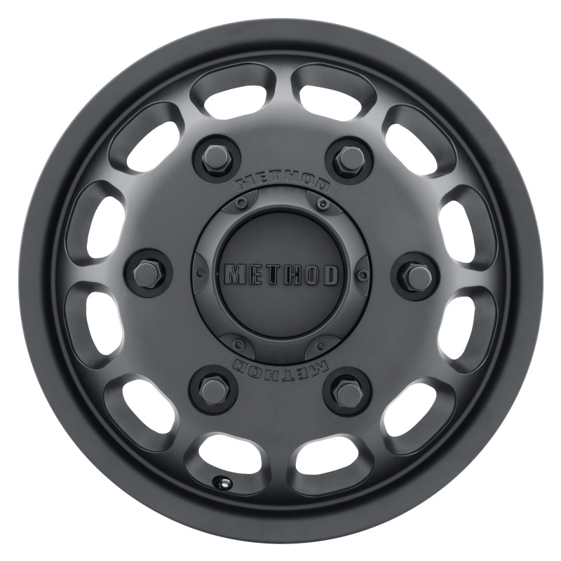 Method Wheels MR901655925117 FITS:Method MR901 FRONT 16x5.5 +117mm Offset 6x205 161.04mm CB Matte Black Wheel Wheels Cast