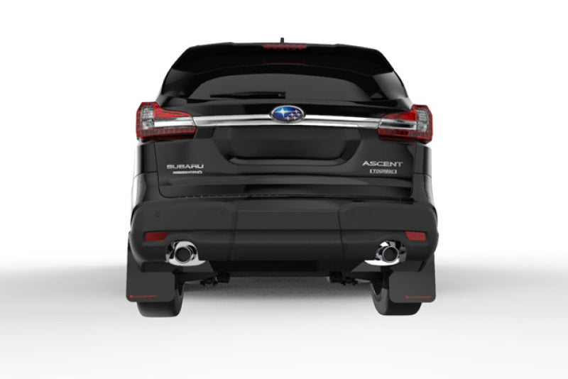 Rally Armor MF49-UR-BLK/GRY FITS: 18-25 Subaru Ascent Black UR Mud Flap w/Grey Logo Mud Flaps
