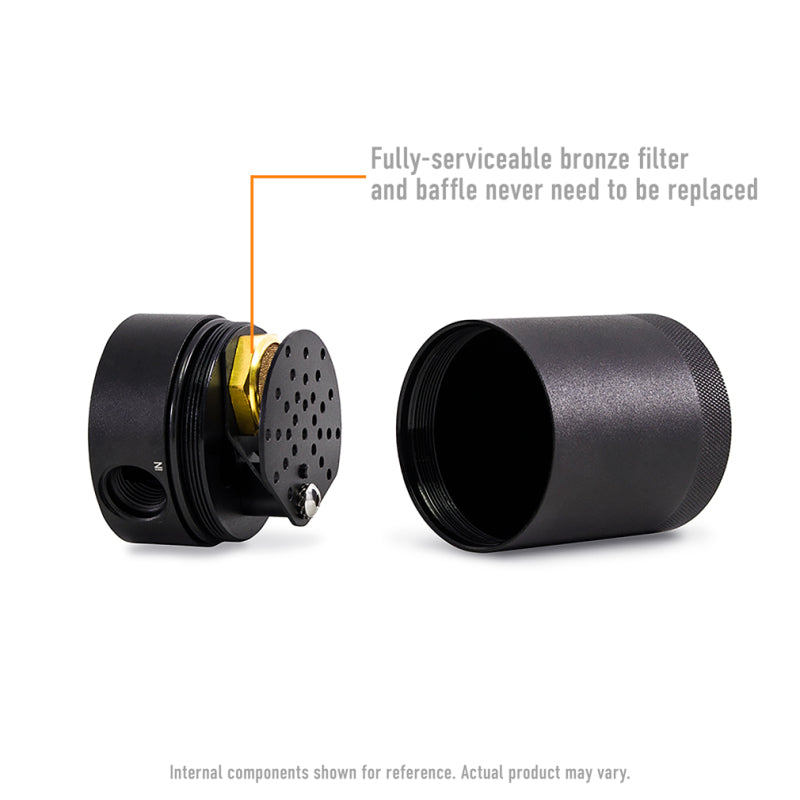 Mishimoto MMBCC-MUS8-24 FITS: Oil Catch Cans FITS: 2024+ Ford Mustang V8 Oil Catch Can PCV Side Oil Catch Cans