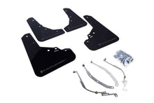 Load image into Gallery viewer, Rally Armor MF25-UR-BLK/GRY FITS: 12-18 Fiat 500 Black UR Mud Flap w/Grey Logo Mud Flaps