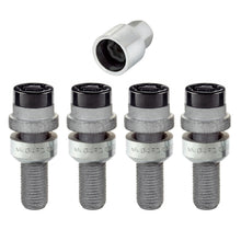 Load image into Gallery viewer, McGard 28320 FITS: Wheel Lock Bolt Set 4pk. (Radius Seat) M14X1.5 / 17mm Hex / 28.2mm Shank Length Black Wheel Bolts
