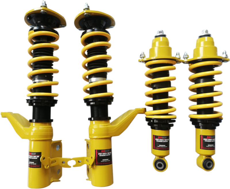 BLOX Racing BXSS-02105 FITS: 02-05 Rsx/01-05 Civic- Non-Adjustable Damping Street Series II Coilovers Coilovers