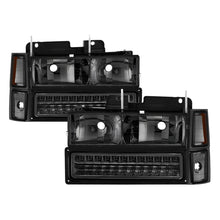 Load image into Gallery viewer, SPYDER 5069566 FITS:xTune 92-94 Blazer Full Size Corner/LED Bumper Headlights Smoke HD-JH-CCK88-LED-AM-SM-SET Headlights