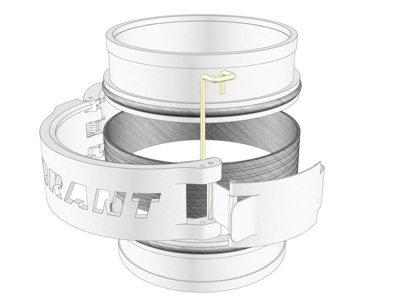 Vibrant 12558 FITS: Stainless Steel Weld Fitting w/ O-Rings for 4in OD Tubing Bungs