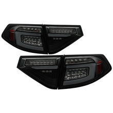 Load image into Gallery viewer, SPYDER 5086747 FITS: 08-14 Subara Impreza WRX Hatchback LED Tail Lights Seq Signal Blk Smoke ALT-YD-SI085D-SEQ-BSM Tail Lights