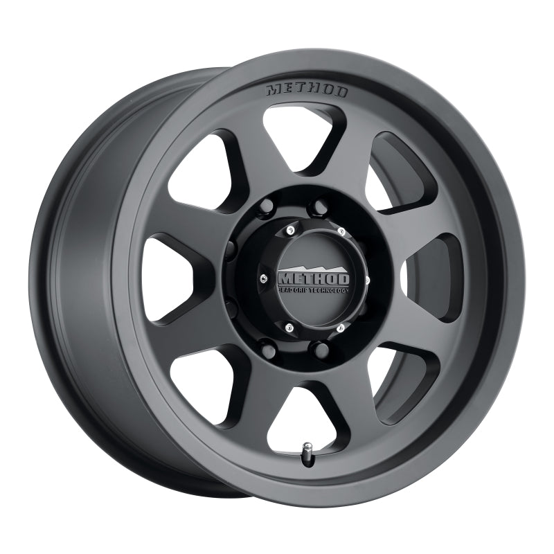 Method Wheels MR70179080512N FITS:Method MR701 17x9 -12mm Offset 8x6.5 130.81mm CB Matte Black Wheel Wheels Cast