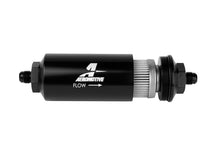 Load image into Gallery viewer, Aeromotive 12349 FITS: In-Line Filter (AN-06 Male) 100 Micron Stainless Steel Element Fuel Filters